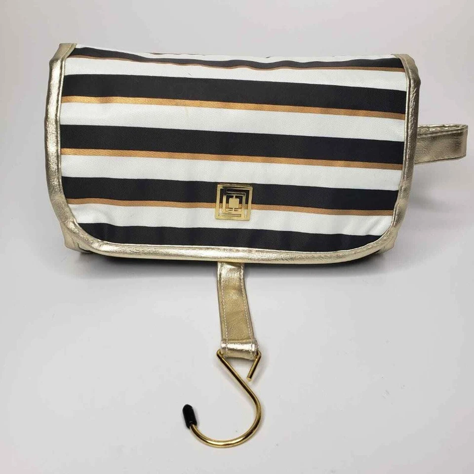 Liz Claiborne 透明口袋可折叠悬挂化妆包 — 第 4/4 张图片