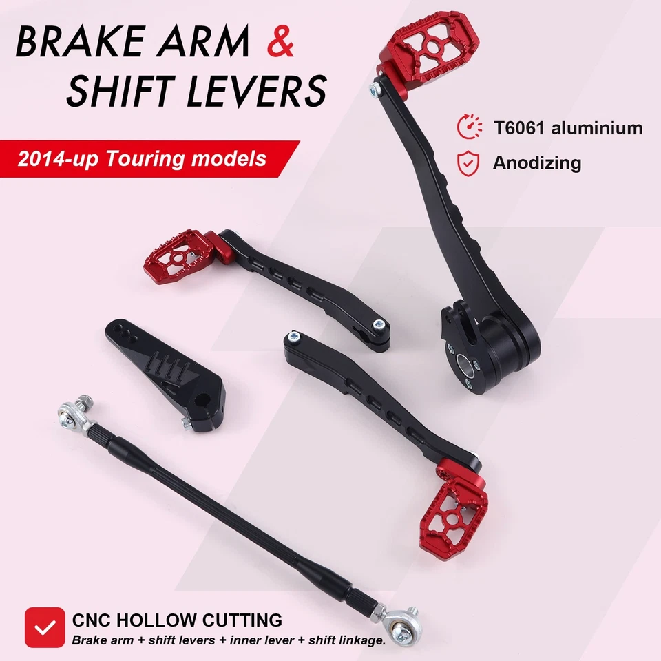 Estriberas para Harley MX Touring Street Electra Glide Road King 14-24 Foto 4 de 4