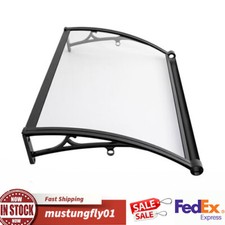 40"x24" Window Awning Seamless Front Door Shade Outdoor Patio Cover Canopy DIY