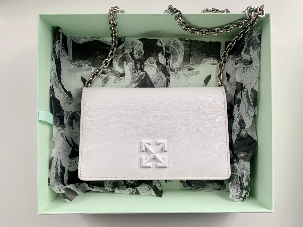 OFF-WHITE C/O VIRGIL ABLOH White Jitney Bag with Original Box and Dust Cover