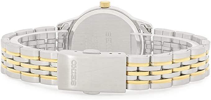 SEIKO Women Watch SUR893 Two-tone Gold Stainless Steel