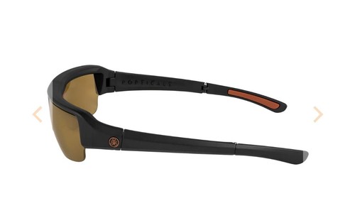 Popticals Popgun Polarized Sunglasses Mens Womens Folding Black Frame Brown Lens - Picture 5 of 12