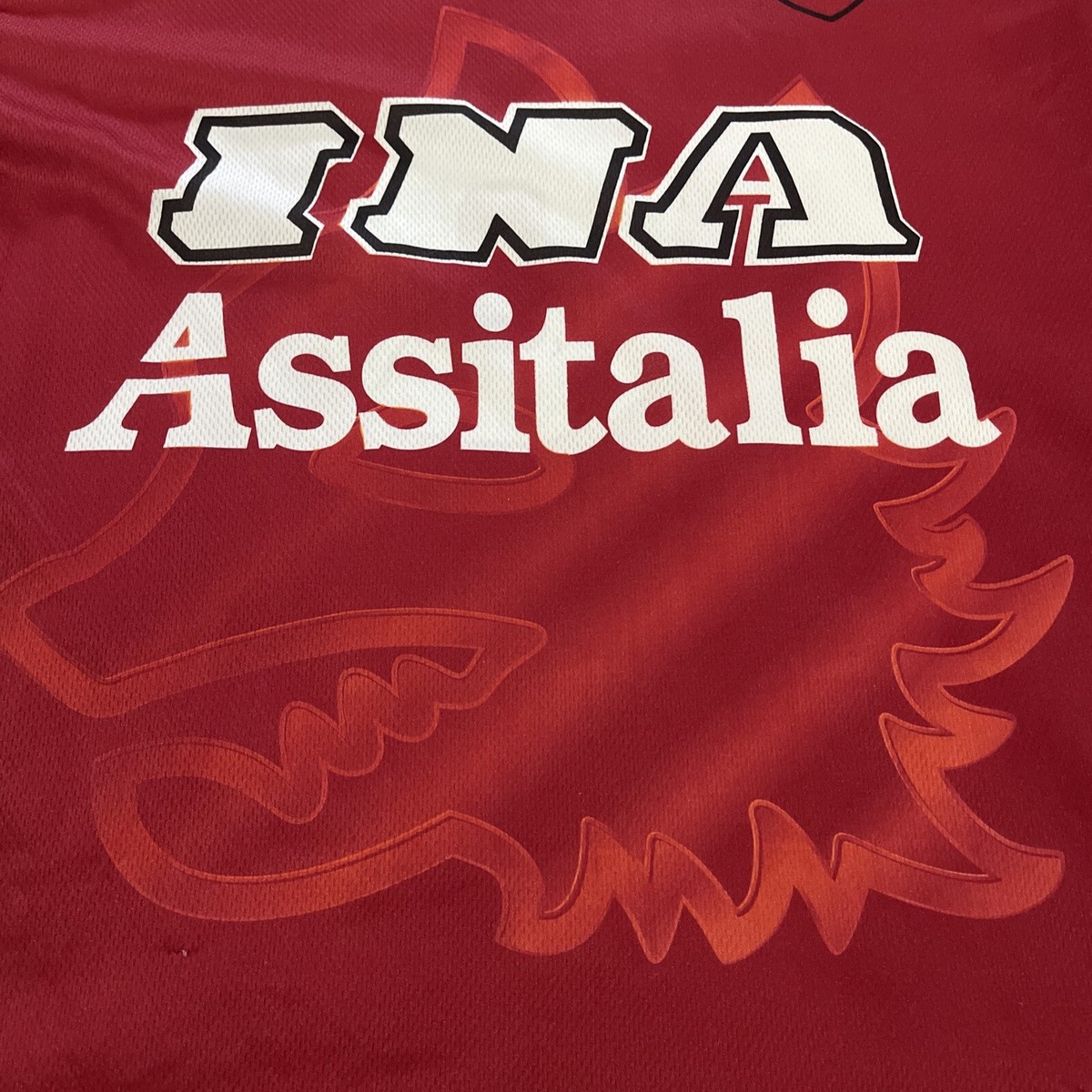 サッカーユニホーム　イタリア　ASローマNAKATA ROMA INA Assitalia Nakata FOOTBALL JERSEY Soccer Shirt