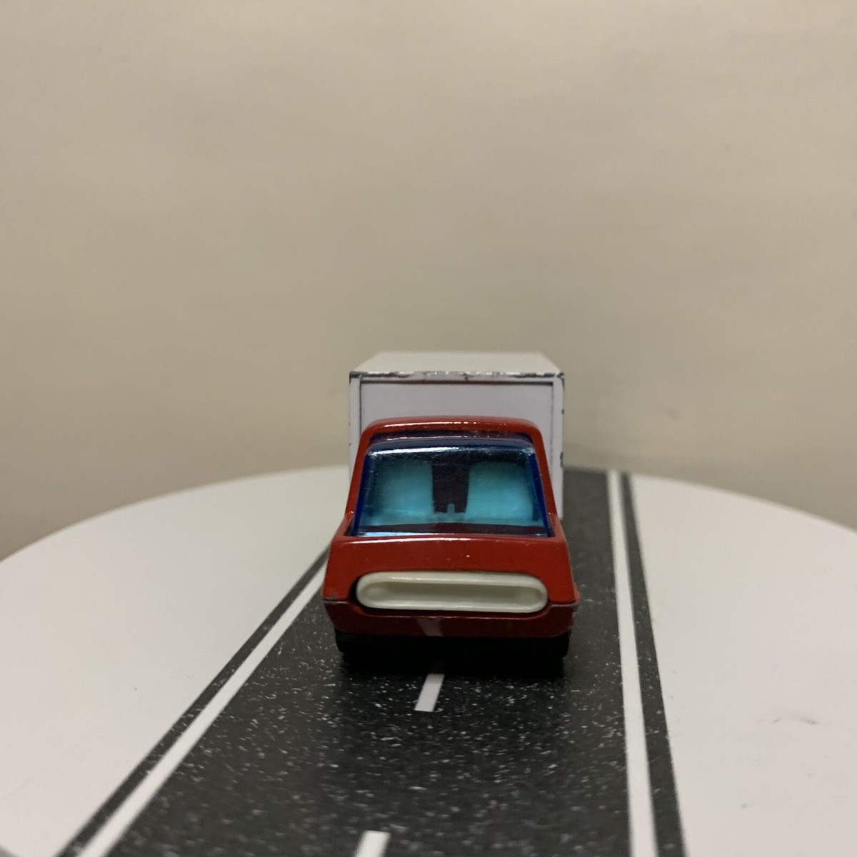 Playart Diecast Box Truck McCrory Stores Red Cab/White w/Blue