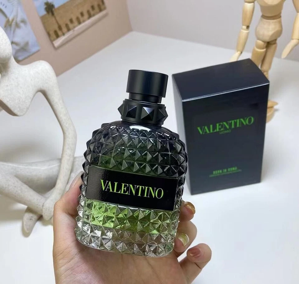 Valentino Uomo Born In Roma Green Stravaganza para homens 3,4 oz Eau de Toilette colônia - Imagem 4 de 4