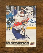 2018-19 Upper Deck Series 1 UD Canvas #C37 Robert Luongo Florida Panthers HOF