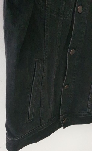 SS14 Supreme x Playboy denim jacket black trucker size L large 2014 Vintage Rare - Picture 11 of 13