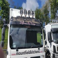 DachträGer Typ A + LED Jumbo Spots X4 + LED X5 FüR MAN TGM TGL LKW Lichtleiste