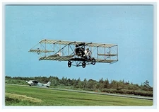 1912 Curtiss Pusher Model D Postcard Owls Head Transportation Museum