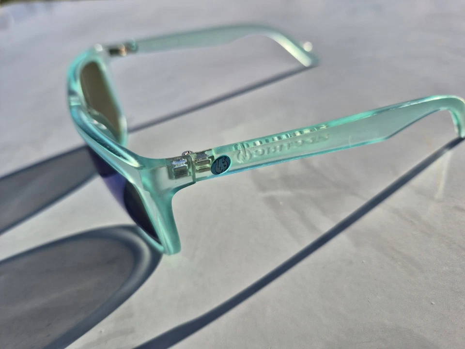 Gafas de sol eléctricas TONETTE Blizzard azul gris plasma cromo lentes ¡LEER! Foto 2 de 4