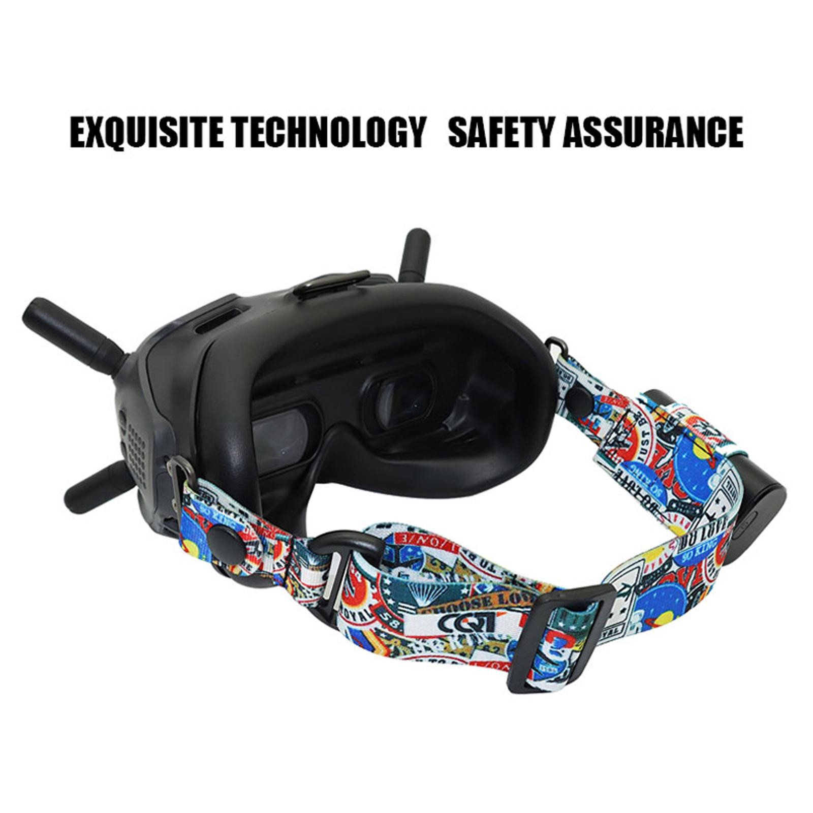Adjustable Head Strap Elastic Band Colorful Headband For DJI FPV Goggles V2 j