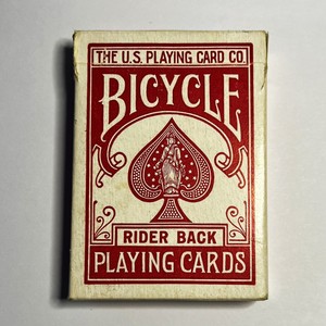 新品未開封 Bicycle Rider Back 激レアシール Bicycle Playing Cards Rider Back Black Japan limited cover