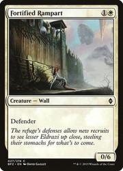 Fortified Rampart (Foil) - Battle for Zendikar - MTG