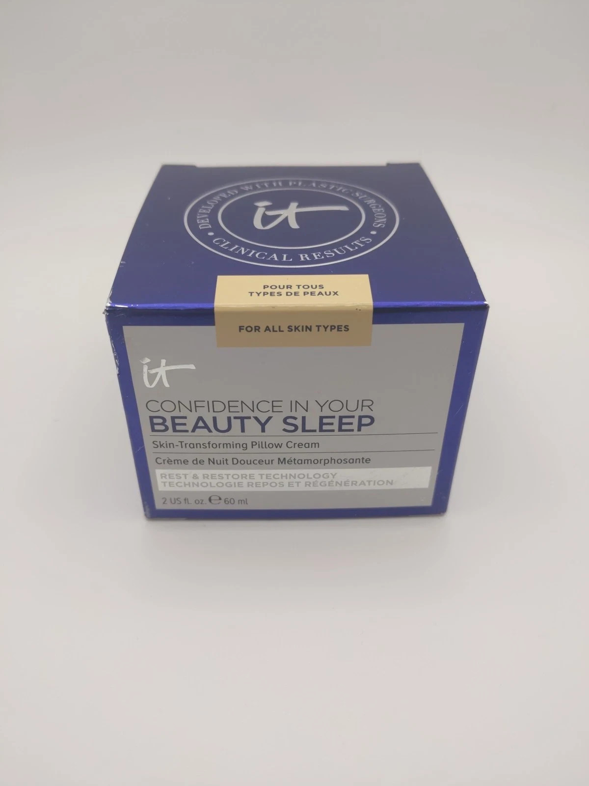 IT Cosmetics Confidence in Your Beauty Sleep Night Cream - 2 oz | New.