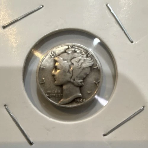 1944 Mercury Dime Silver 10C Circulated US Coin Business Strike Uncertified