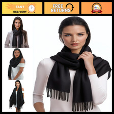 100 Pashmina Scarf for Women - Ultra Soft Warm Shawl Wrap - Gift Boxed Accessor