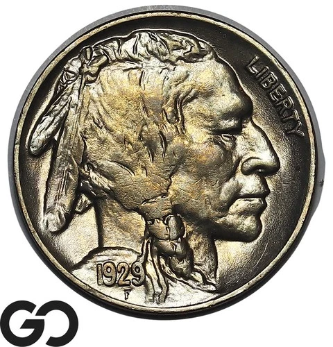 1929 Buffalo Nickel, Gorgeous Superb Gem BU++