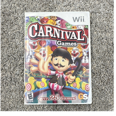 GLOBAL Star Software Carnival Games Nintendo Wii E Everyone Manual Multiplayer