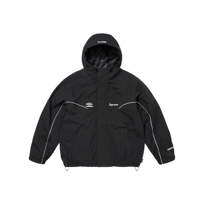 Supreme x Umbro Gore-Tex Hooded Jacket Black 25SS