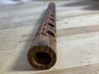 Hand Carved 6-Hole Wooden Recorder Flute 13" Floral Vine Relief Carving Brown — photo 5