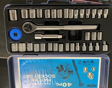 Ratschen Steckschlüsselsatz, 40 Teile