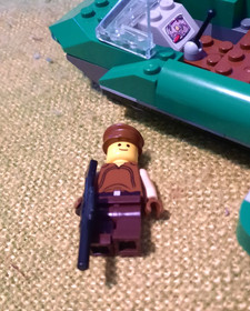Lego Star Wars Naboo Flash Speeder 7124 w Minifigure Retired 2000