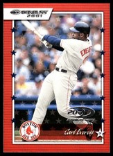 Carl Everett 2001 Donruss #91 Boston Red Sox MLB READ FREE SHIPPING AutographDen