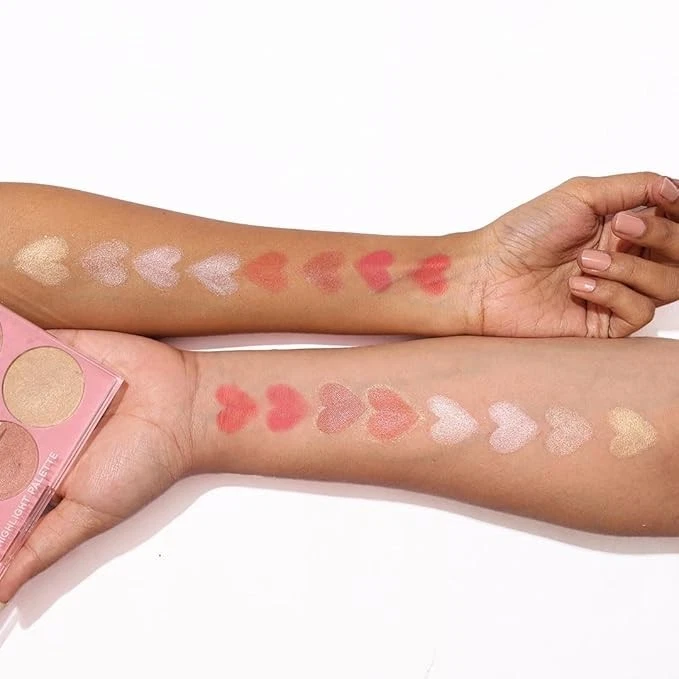 L.A. Colors Blush & Highlight Palette-Just Glow, with Compact Design, Multi-Shad - Image 3 of 4