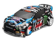 HPI Micro RS4 1/18 140mm Ken Block Ford Fiesta RX43 Painted Body Shell 114370