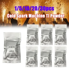 30x 200g Bag Cold Spark Machine Ti Powder 2-5M Range Stage Effect Outdoor/Indoor