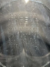 PYREX 7201 4 Cup Round Clear Glass Storage Bowl