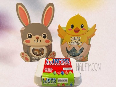 Easter Candy Bundle Bunny Carrot, Chick Tutti Frutti, Tony s Chocolate Mini Eggs