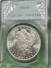 Rattler 1880-S $1 Silver Morgan Dollar MS 65 PCGS  Looks 66 UNDERGRADED