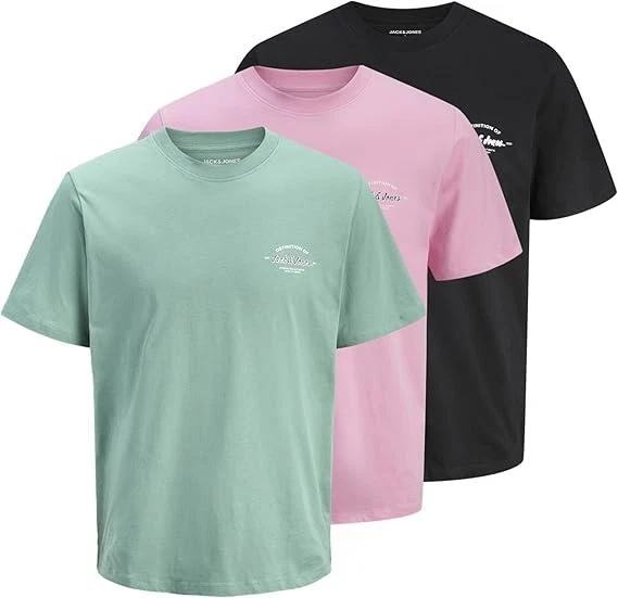 Jack & Jones Multi Pack Mens T Shirts Short Sleeve Crew Neck Tee Tops Pack of 3
Opens in a new windo