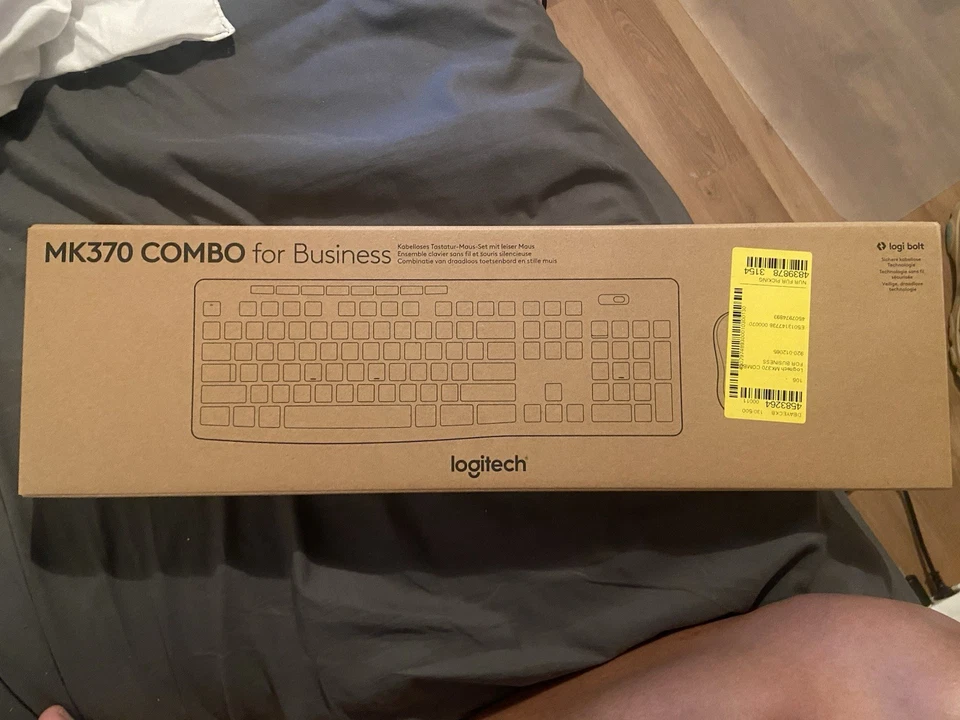 Logitech MK370 Combo for Business DEU Kabeloses Tastatur-Maus-Set