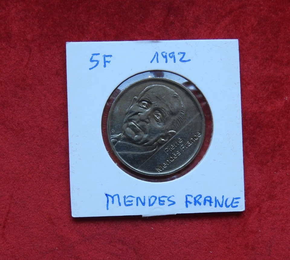5 Francs Mendes France 1992 sup - Photo 1/2