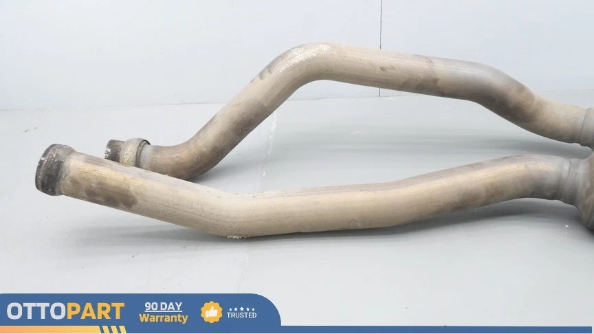 Juego de tubos de escape laterales izquierdo y derecho motor Mercedes X166 GL450 2012-2014 Foto 3 de 4