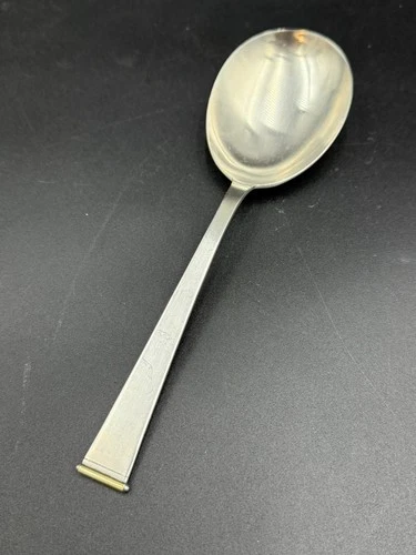GOLD TIP BY GORHAM STERLING SILVER SERVING SPOON 9 INCHES/NO MONOGRAM
