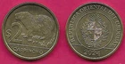 URUGUAY 2 PESOS URUGUAYOS 2024 UNC CAPYBARA,CARPINCHO,ARMS IN CIRCLE,DATE BELOW,