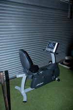 Life Fitness R3 Recumbent Lifecycle Exercise Bike Excellent Condition Fast Ship!