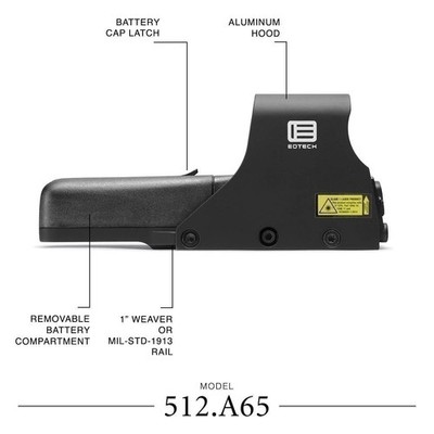 EOTech 512.A65 Holographic Sight - Black for sale online | eBay