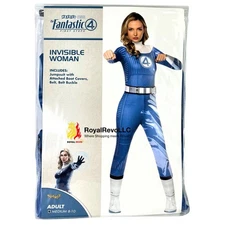 01862564 Spirit Halloween Adult Invisible Woman Costume Fantastic Four Size Vary