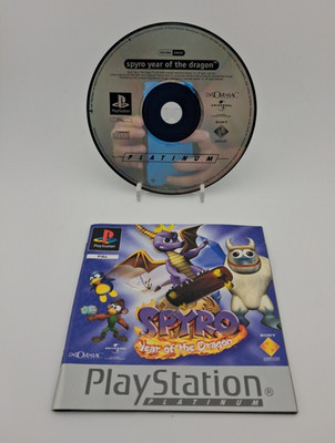 Spyro Year of the Dragon - Playstation 1 - PAL Version - DISC + MANUAL ONLY