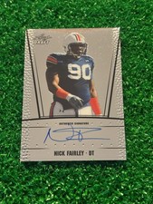 2011 Leaf Metal Draft Nick Fairley #RC-NF1 Auto