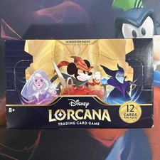 The First Chapter Booster Box Disney Lorcana Factory Sealed Mickey TCG CCG