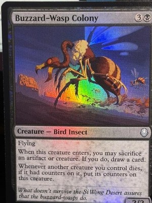 Buzzard-Wasp Colony MTG TLA U0088 holo NM