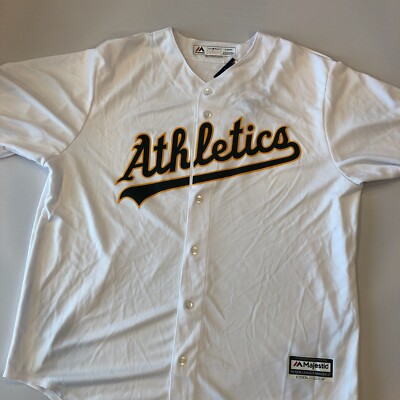 MLB Oakland Athletics Majestic Baseball Jersey White home NWT Cool