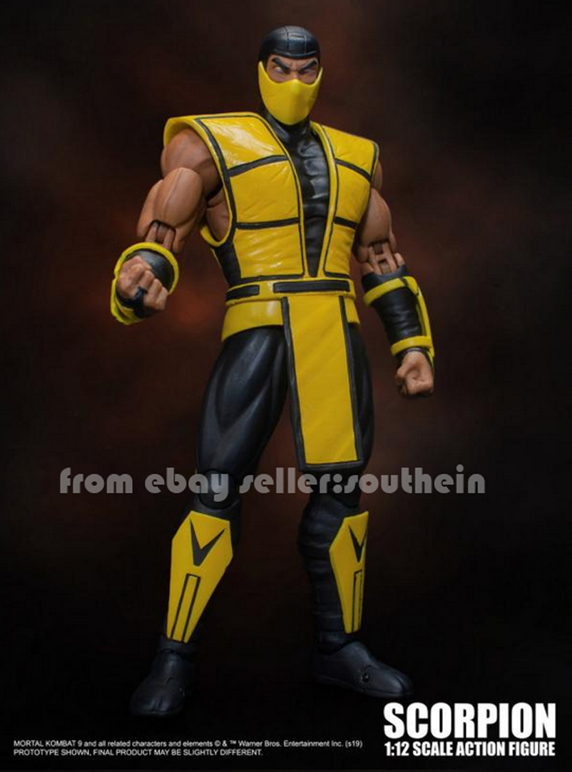 Storm Toys 1/12 Mortal Kombat Series Scorpion Yellow Ninja | eBay