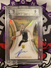 2016-17 Fred VanVleet Rookie RC Immaculate Collection Auto BGS 9 - #15/25