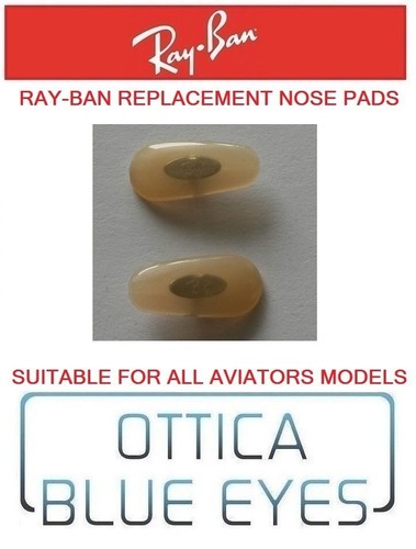 NASELLI RICAMBIO RAY BAN RB 3025 NOSEPIECE REPLACEMENT AVIATOR NOSEPAD Pink  | eBay